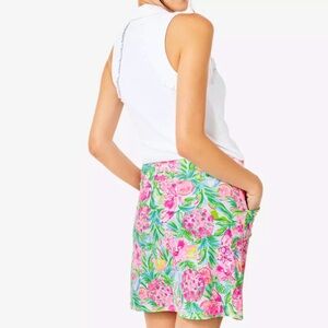 Lilly Pulitzer  Maryana Skort In Pear Necessities Print Size Large